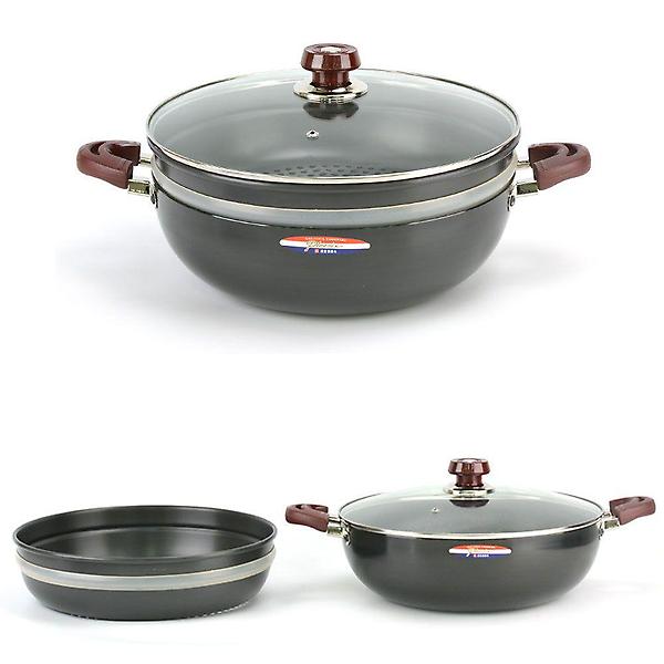  찜기 겸용 경질 찌개냄비 전골냄비 32x10cm 15호