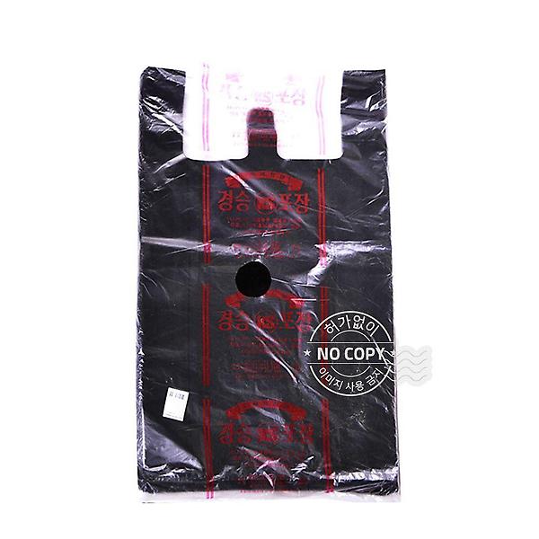  경승 검정 쇼핑 봉투 왕특 80매 비닐 플라스틱 쓰레기