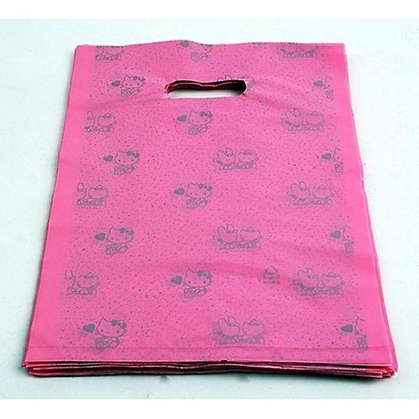  팬시비닐봉투 45호.45x55cm/핑크.1봉/100장