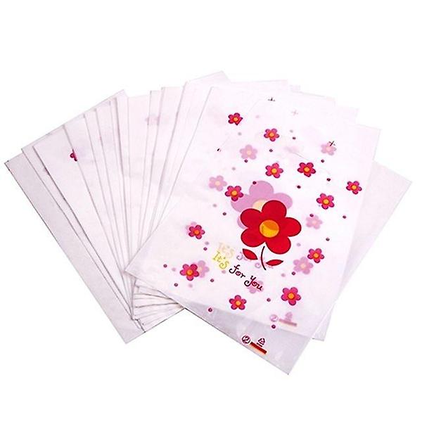  의류비닐봉투 2호 백색유꽃.22x30cm.1봉/50장