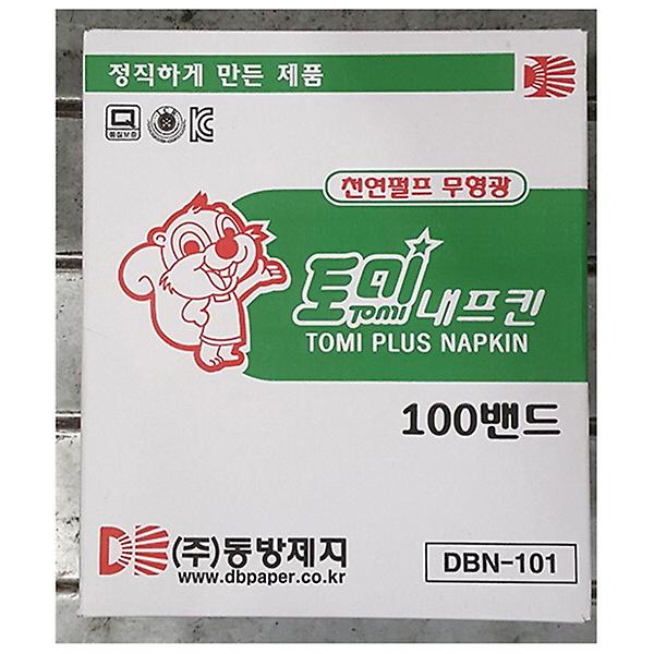 테이블냅킨(토미 100매x100속)