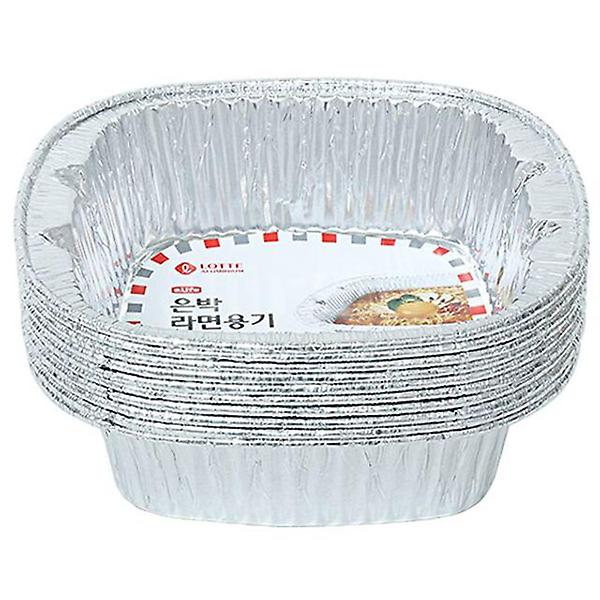  롯데 은박 라면용기 10P