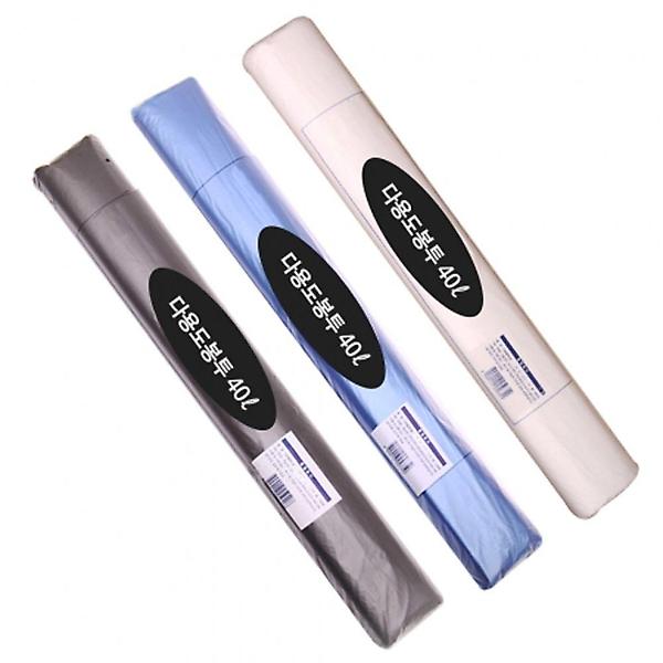  다용도 비닐봉투 40L 100매 1P 과일 야채 쓰레기 봉지
