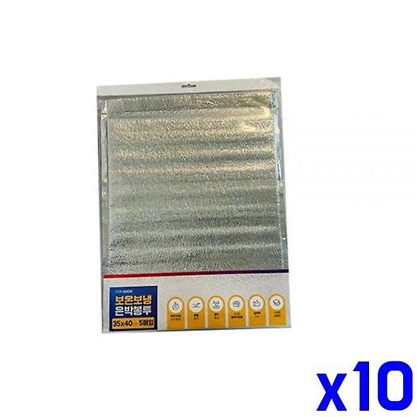  보온 보냉 은박 봉투 35x40cm 5매 x10개 알루미늄봉투