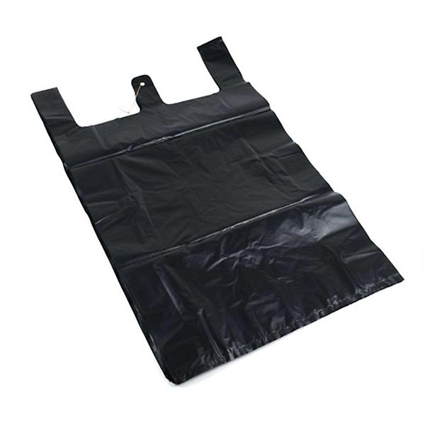  손잡이봉투 손잡이 기본 비닐봉지 100매 33x55cm 검정