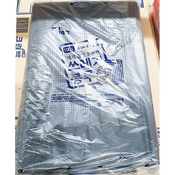  업소용 쓰레기봉투 검정색 100L 78x95cm 50매 봉지