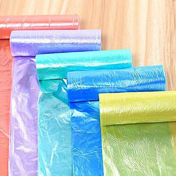  지퍼백 비닐 봉투 뜯어쓰는 롤비닐봉지 대형 5롤