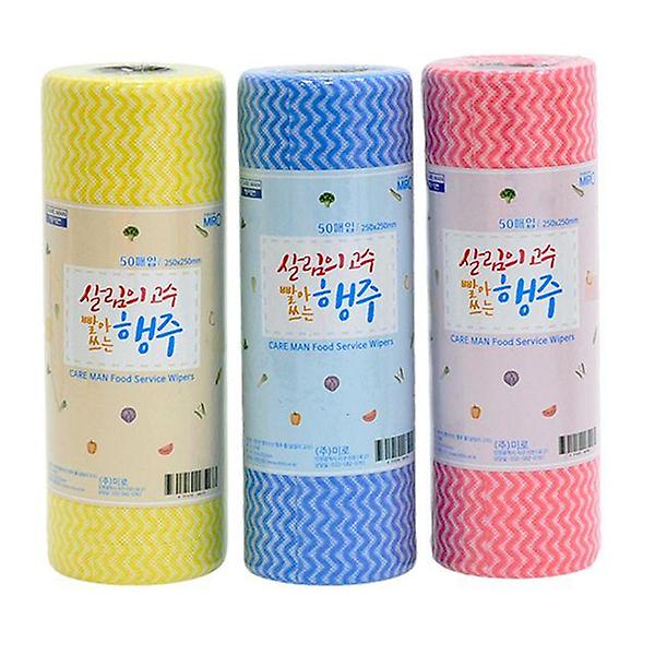  주방 빨아쓰는 일회용 행주 타올 1롤 50매