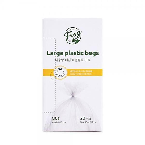  FROG 다용도 대용량비닐봉투(80L) 20매 재활용수거봉
