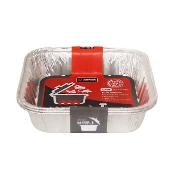  일회용 알루미늄 사각냄비 3개입 1P 라면 오븐용기