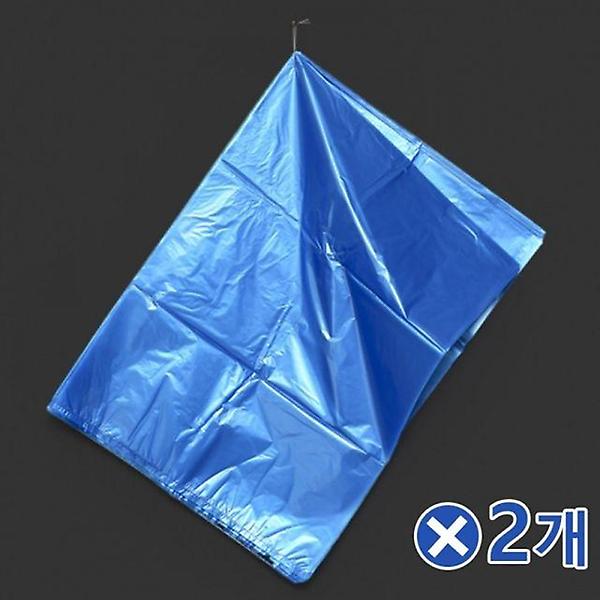  두꺼운 평판 청색 쓰레기봉투 50L 100매x2개 비닐봉투