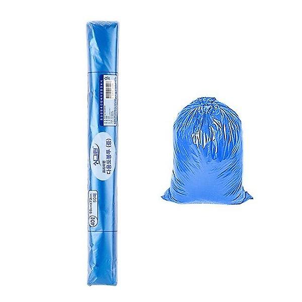  다용도 HDPE 봉투-블루 40리터 50매 봉지
