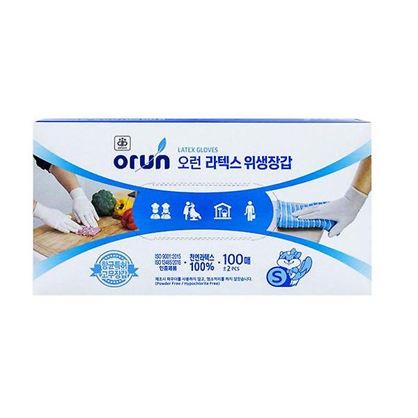  BTM 오런 라텍스 위생장갑-소형 100매