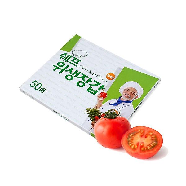  쉐프 위생장갑 50매 (50개)한박스