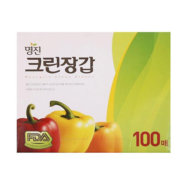  명진 위생장갑 100매 1P 주방 다용도 일회용 비닐장갑