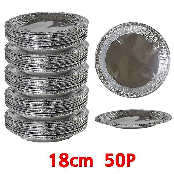  은박접시 18cm 50P 일회용접시 야외용 캠핑용