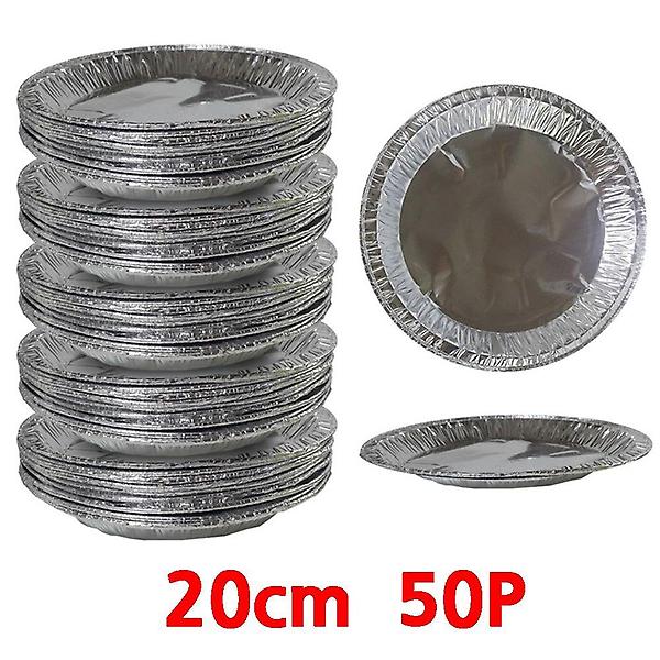  은박접시 20cm 50P 일회용접시 야외용 캠핑용