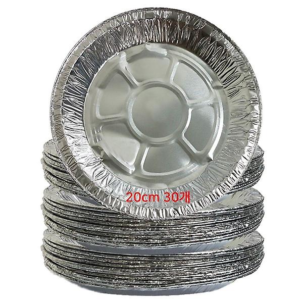  알루미늄 은박접시 20cm 30P 알미늄접시 일회용접시