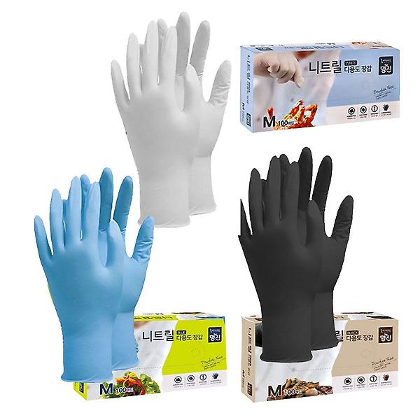  요리 주방 위생 니트릴 장갑 라텍스 다회 일회 300매
