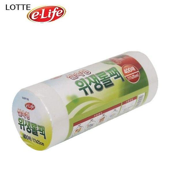  주방 롤 팩 백 17x25x400매 1개 위생 봉투 봉지