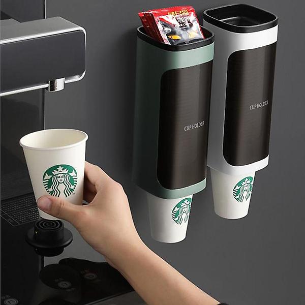  종이컵 디스펜서 수거함 보관함 식당 카페 사무실 1구