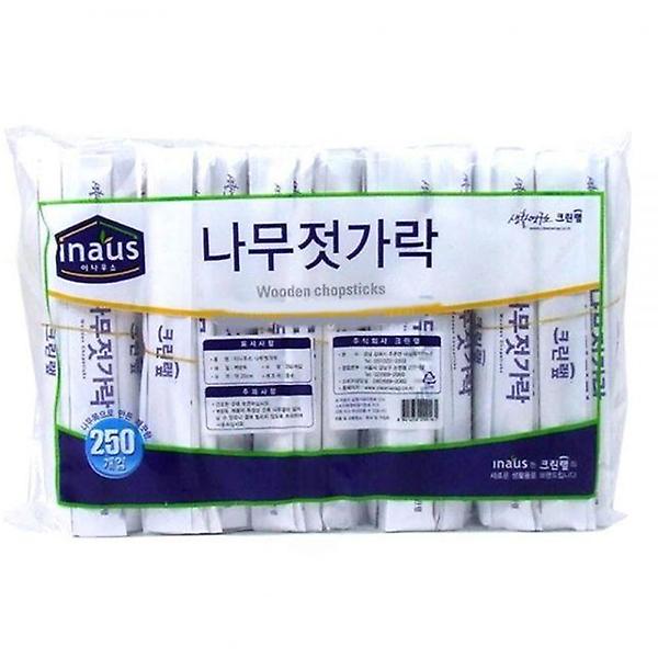 20cm 일회용 나무젓가락 250개입 우드젓가락 도시락