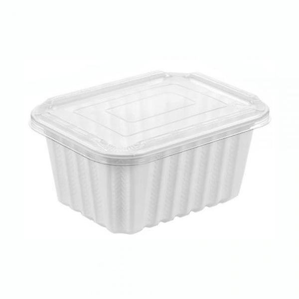  일회용 사각 용기 1700ml 25set 포장그릇 일회용용기