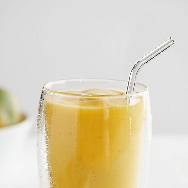  에코그린 커브형 304스텐 빨대 5p 버블티 다회용빨대