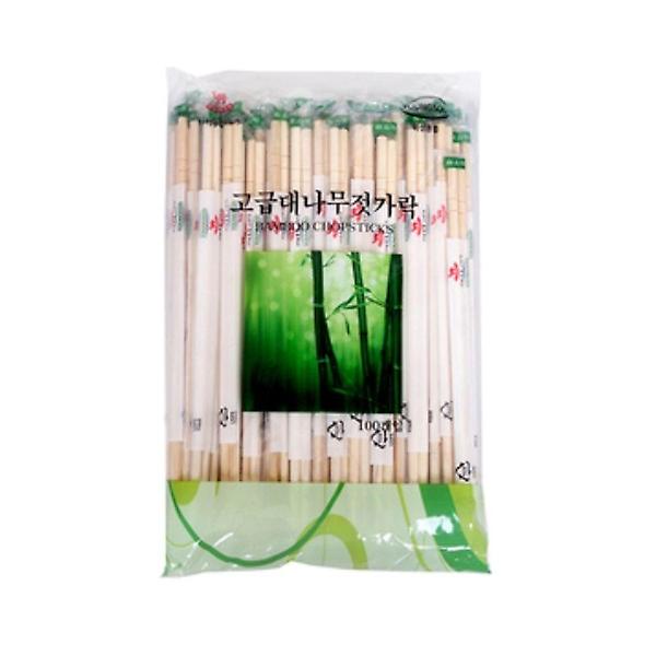  나무 젓가락 소풍 캠핑 일회용 대나무 젓가락 100p