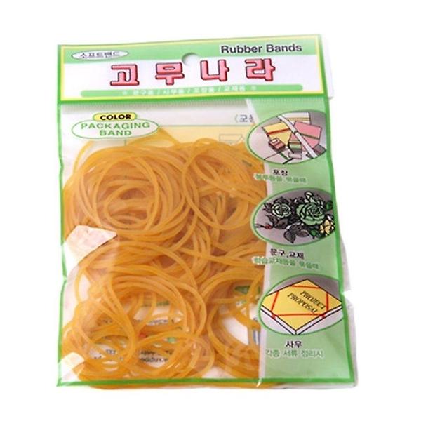 고무줄 고무 끈 스프링 끈 헤어고무줄 노랑 고무나라