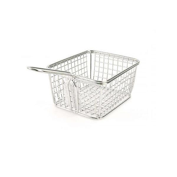  스텐 미니튀김 사각바스켓-2호