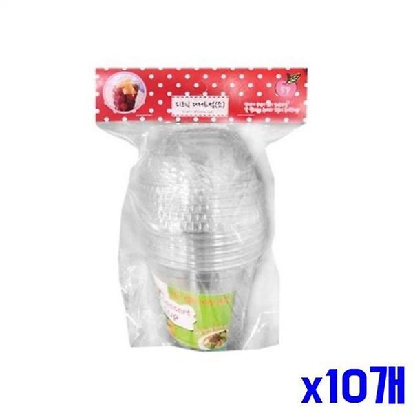  일회용 피크닉 디저트컵 소 5p x10개 간식용기 간식컵