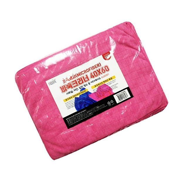  (세트)초극세사 바둑크리너 40x60(핑크)10개