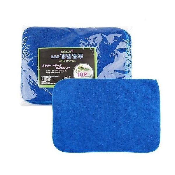  극세사 경편 행주 블루 10p 주방파랑행주 걸레