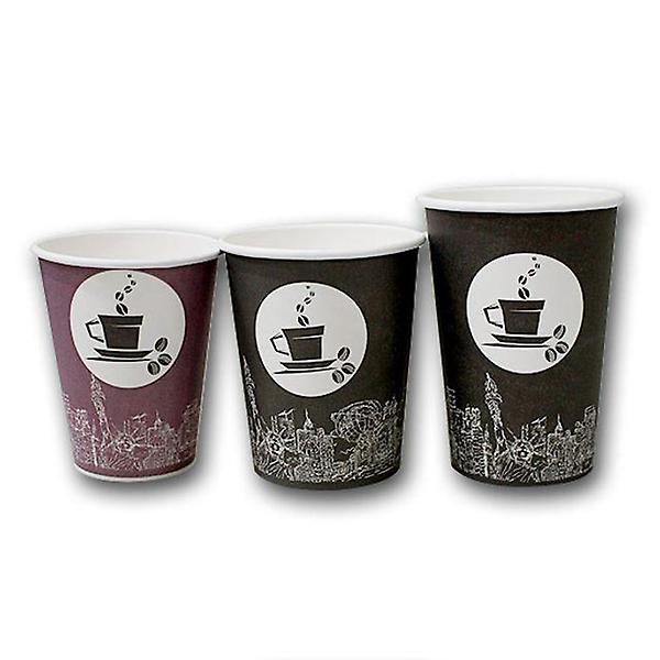  한솔 디자인 종이컵 한줄 50개 13oz 커피컵 정수기컵