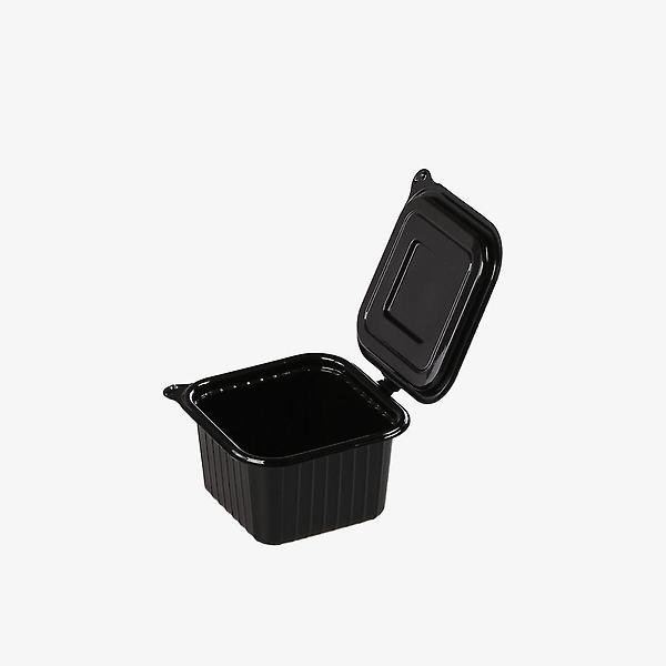  뚜껑일체형 사각 소스 포장용기(200ml) 100개