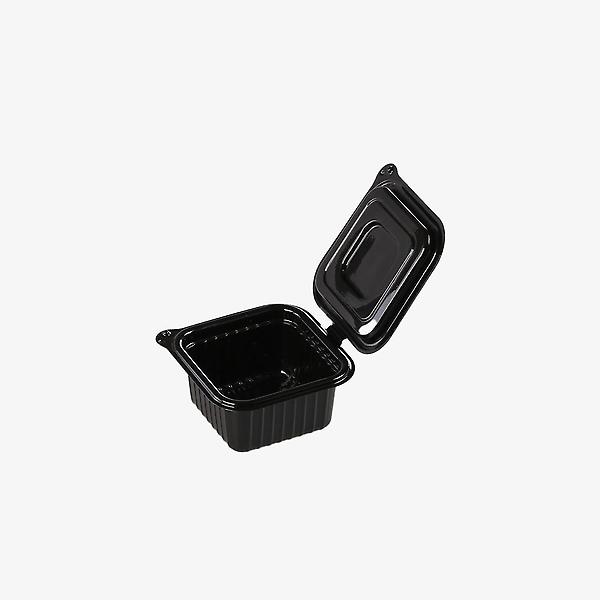  뚜껑일체형 사각 소스 포장용기(80ml) 100개