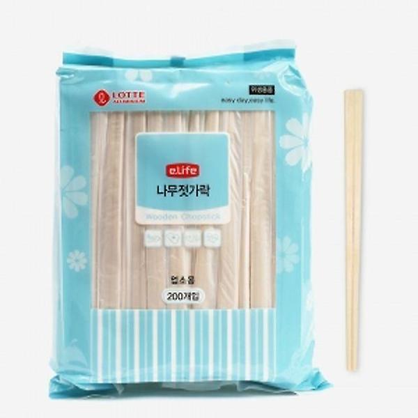  이라이프나무젓가락200개입(업소형)위생젓가락