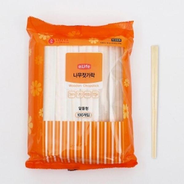  이라이프나무젓가락100개입캠핑위생젓가락