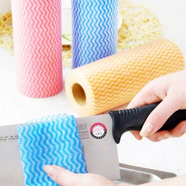  간편한 일회용 행주 오렌지