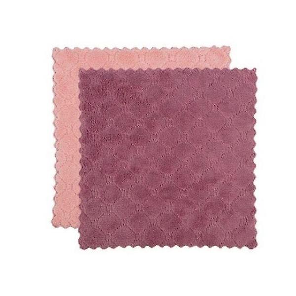  초극세사 벨벳 행주 10매입 (중-약30x30cm) 투톤 양면