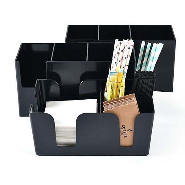  카페 테이크아웃 디스펜서 스틱 빨대 트레이 스냅빈