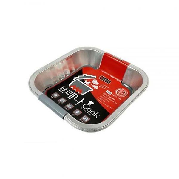  일회용 사각 멀티냄비 1500ml 3개입 캠핑냄비