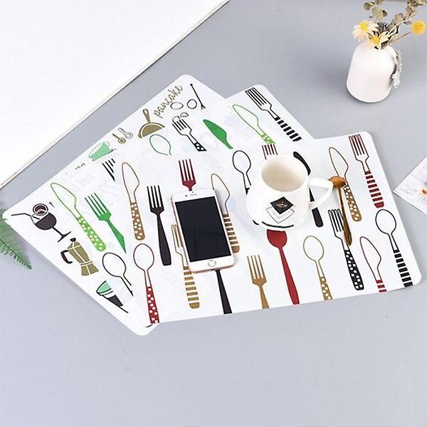  북유럽 식탁 테이블 스칸 패턴식탁매트 식사 방수식탁