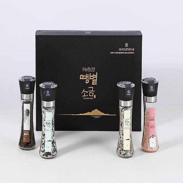  [더건강한신안소금]오뉴월신안땡볕소금(간수제거) 알뜰4종2호