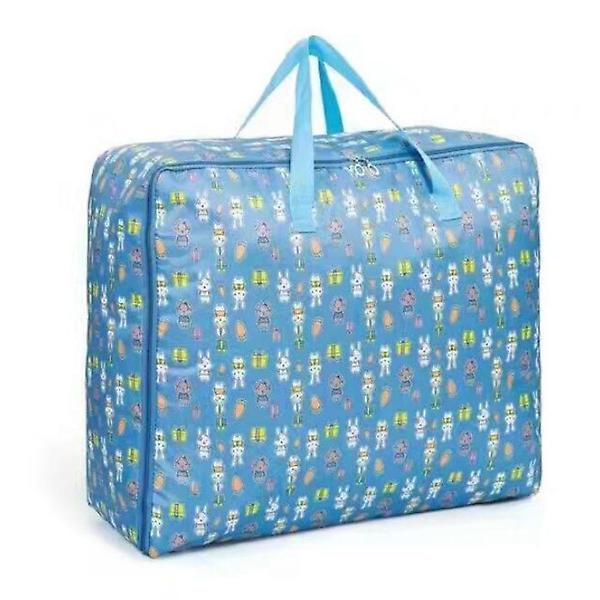  토끼 대용량 이불 옷 정리 가방 70x50cm 특대