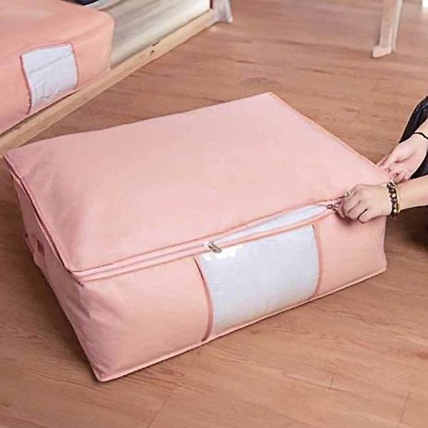  가방 정리함 이불 특대형 보관함 핑크 보관팩