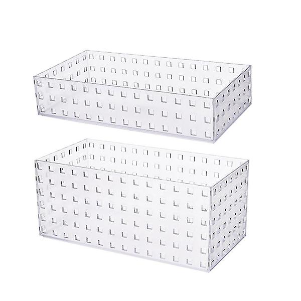  멀티 소품 적층 반투명 사각 수납 보관 함 280x140 2