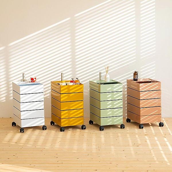  키밍 360도 회전 이동식 트롤리 정리함 문서보관함