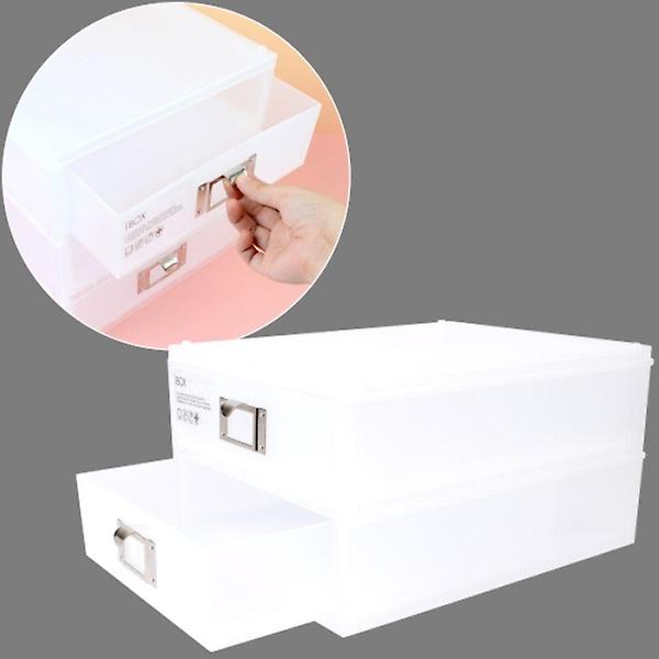  사무실 회사 서랍형 대형 2단 수납 정리 멀티 박스